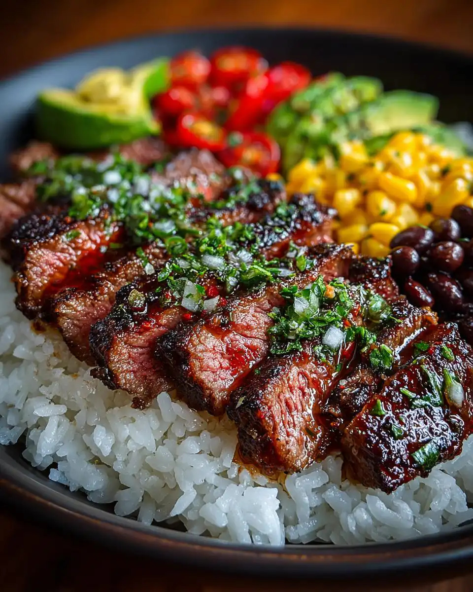 Cilantro Lime Steak and Rice Bowls - detail 1
