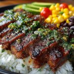 Cilantro Lime Steak and Rice Bowls