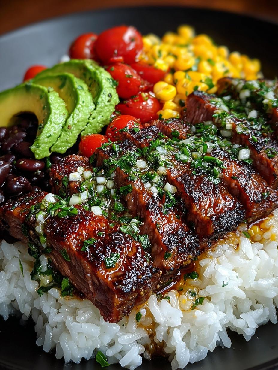 Cilantro Lime Steak and Rice Bowls - detail 2