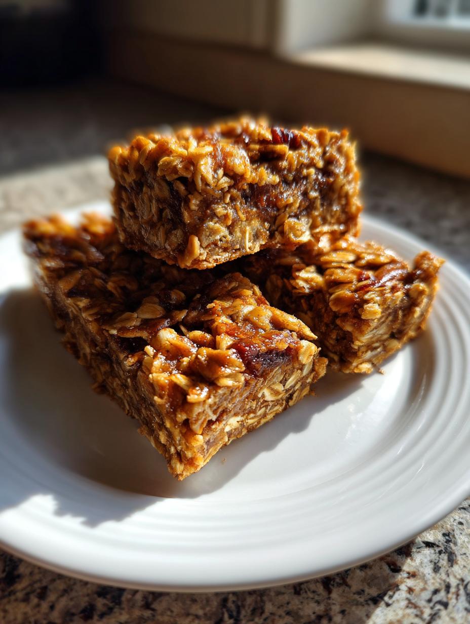 Cinnamon Apple Oatmeal Bars - detail 2