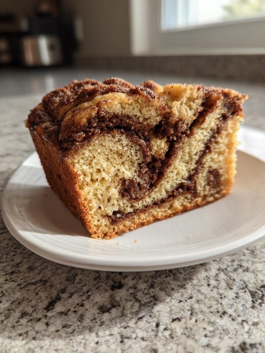 Cinnamon Swirl High Protein Coffee Cake - detail 2