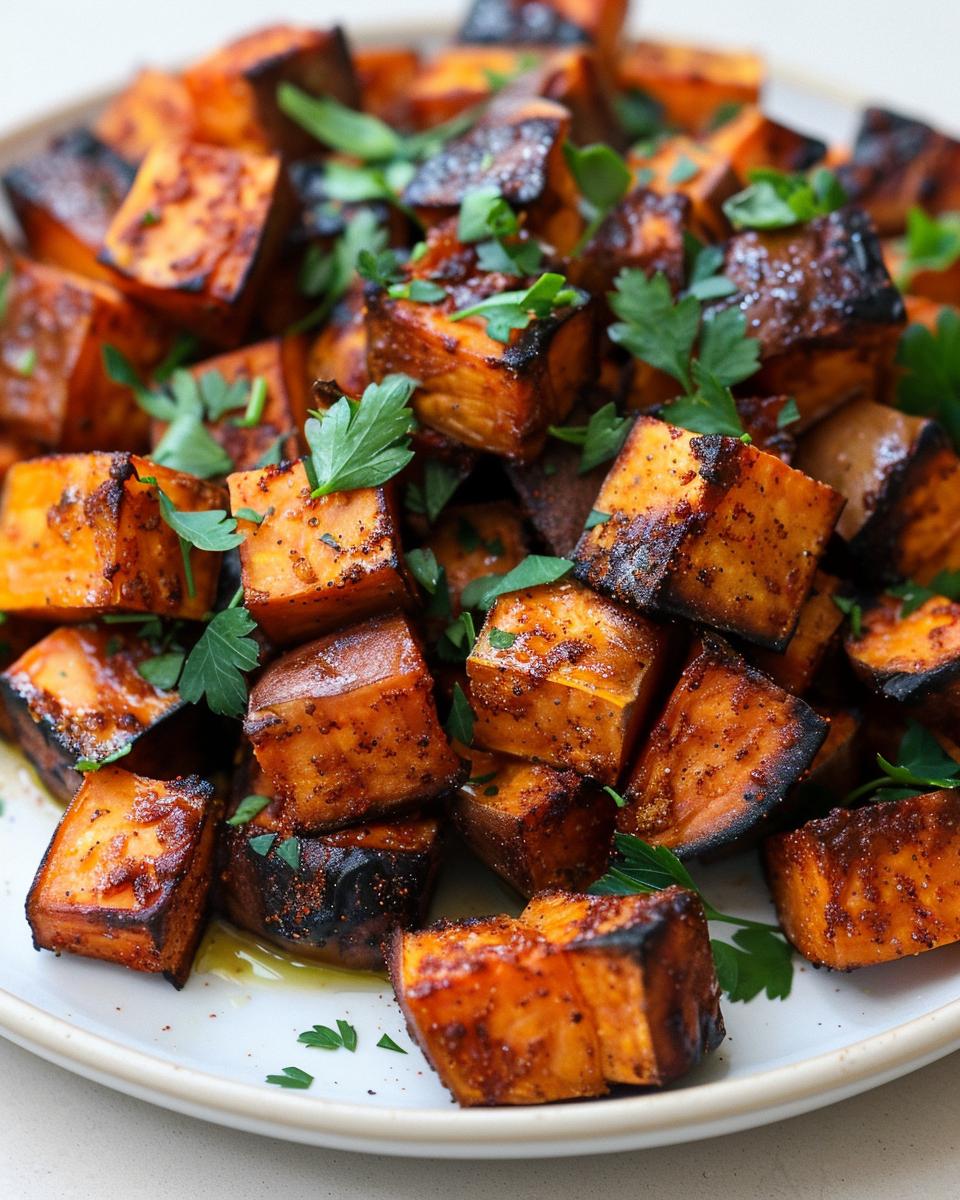 Classic Oven Roasted Sweet Potatoes Cubed - detail 1