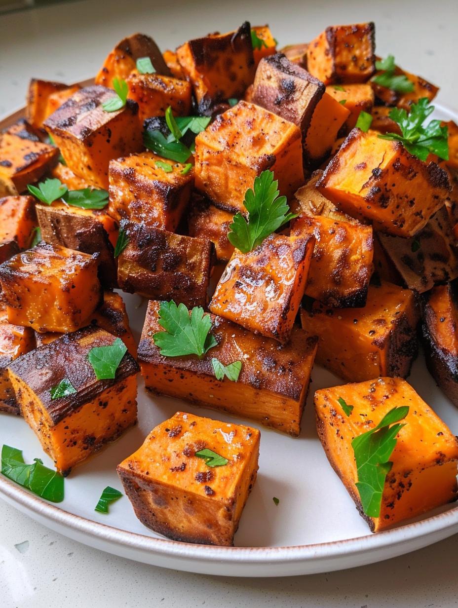 Classic Oven Roasted Sweet Potatoes Cubed - detail 2
