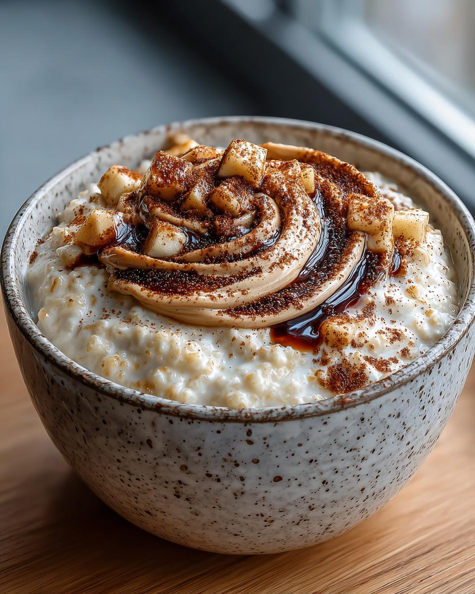 Creamy Apple Cinnamon Oatmeal Recipe - detail 1
