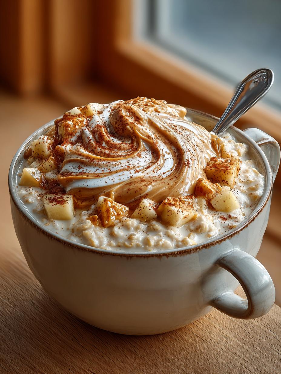 Creamy Apple Cinnamon Oatmeal Recipe - detail 2