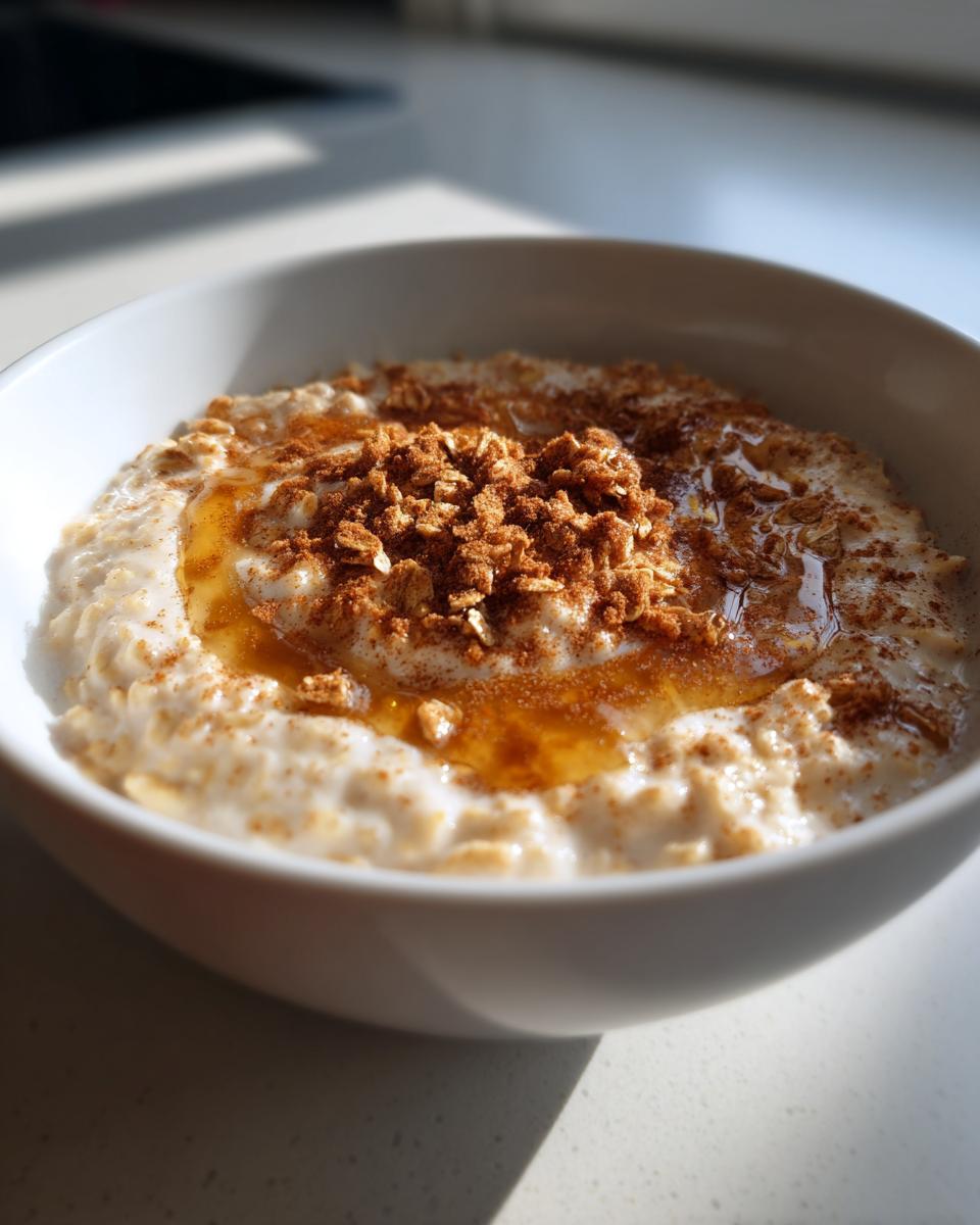 Creamy Honey Oatmeal with Toasted Oats - detail 1