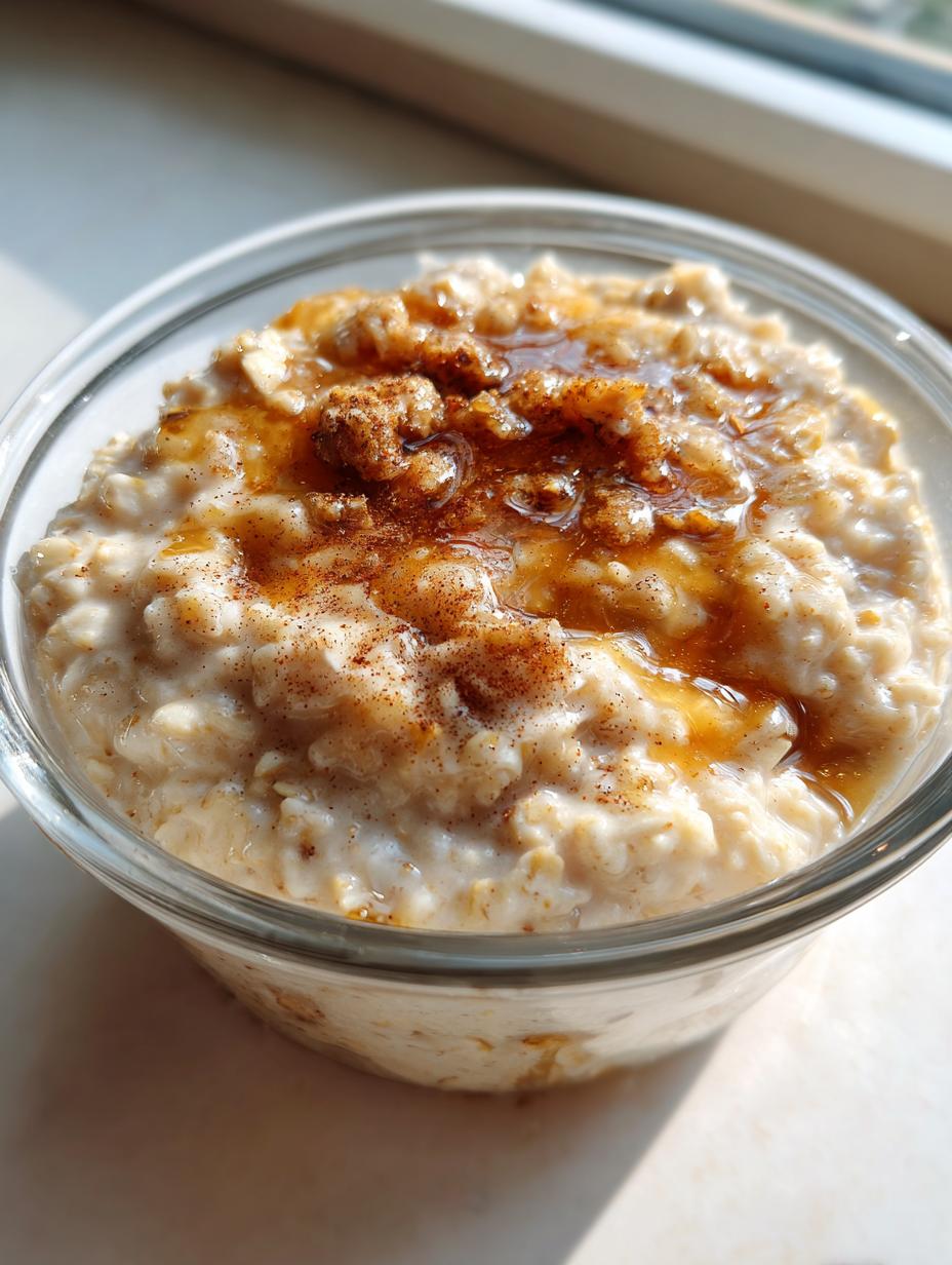 Creamy Honey Oatmeal with Toasted Oats - detail 2