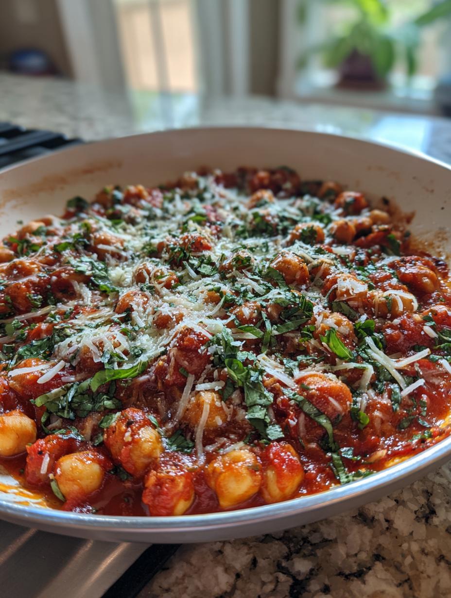 Creamy Tomato Basil Chickpea Skillet - detail 2