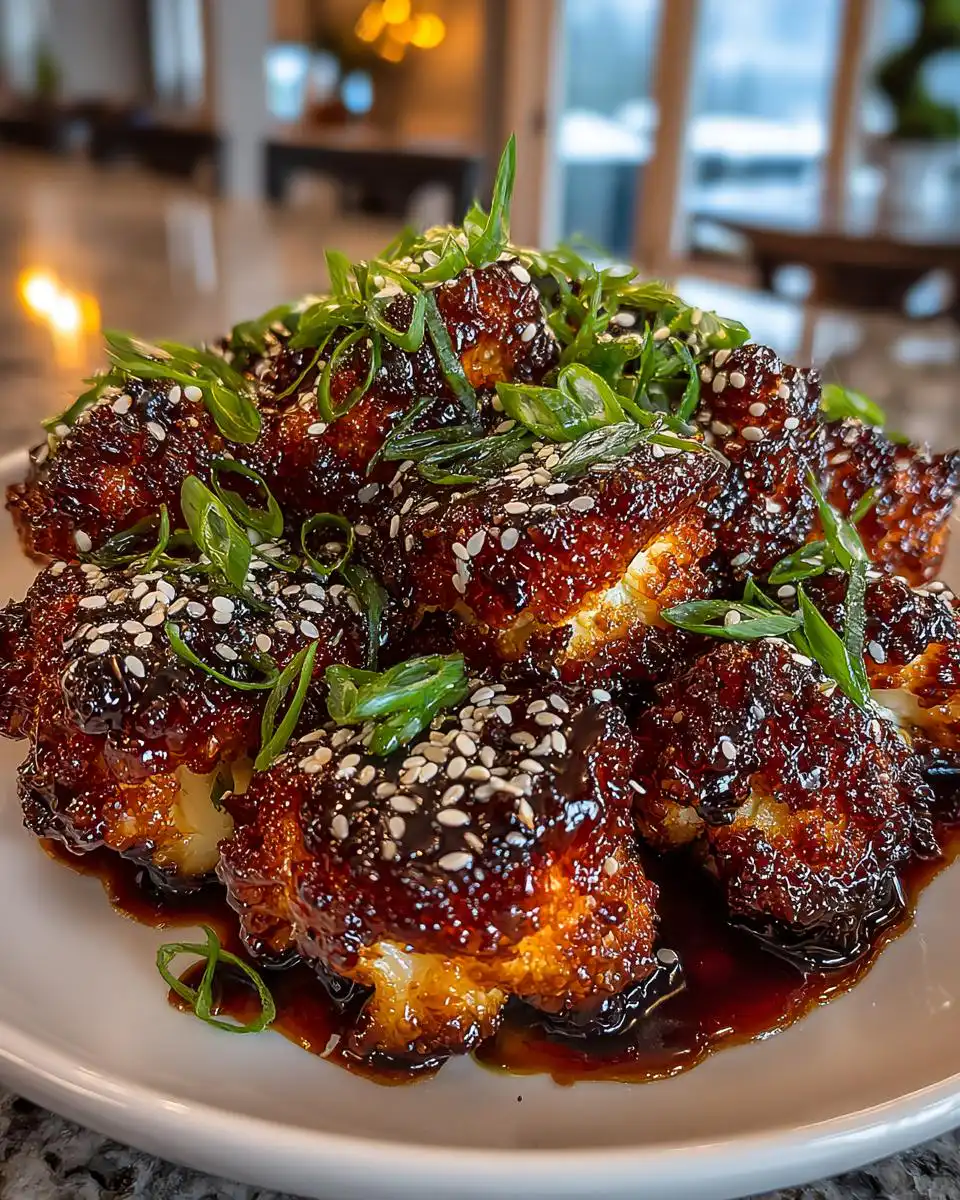 Crispy Air Fryer Sesame Cauliflower Wings - detail 1