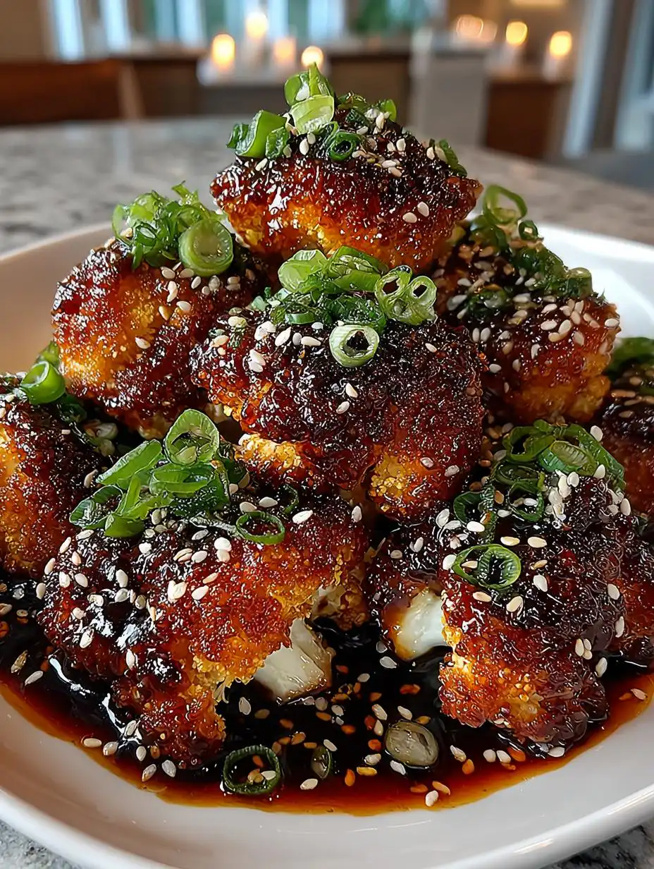 Crispy Air Fryer Sesame Cauliflower Wings - detail 2