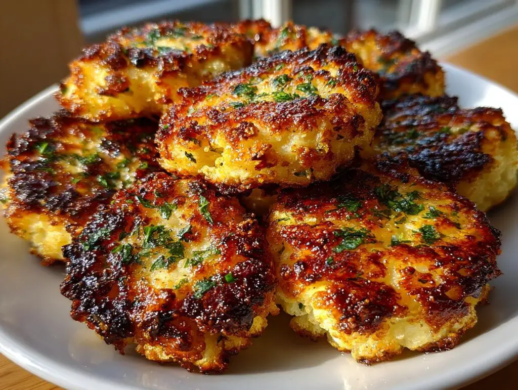 Crispy Baked Cauliflower Tots
