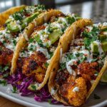 Crispy Roasted Cauliflower Tacos