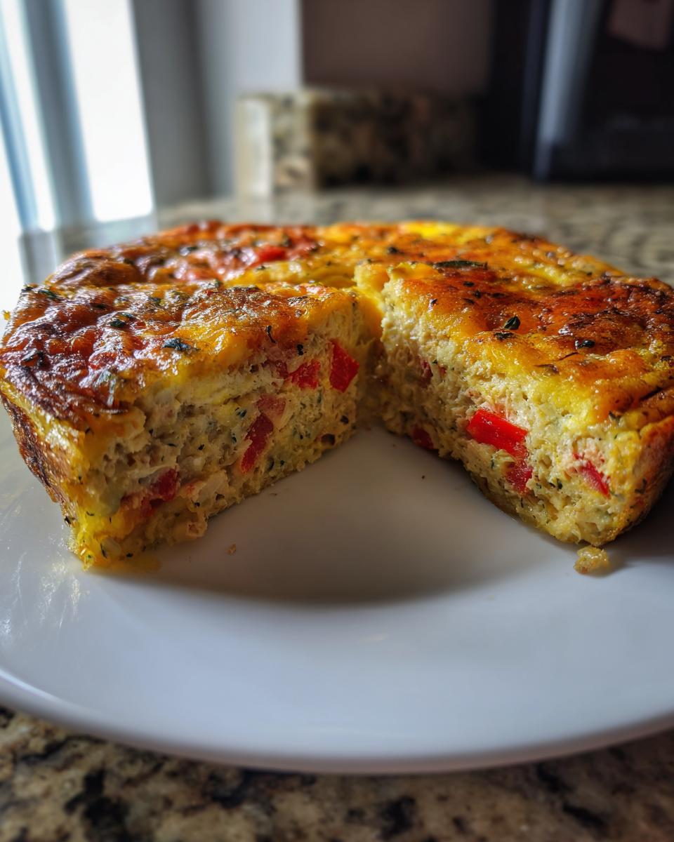 Crustless Tuna Quiche - detail 1