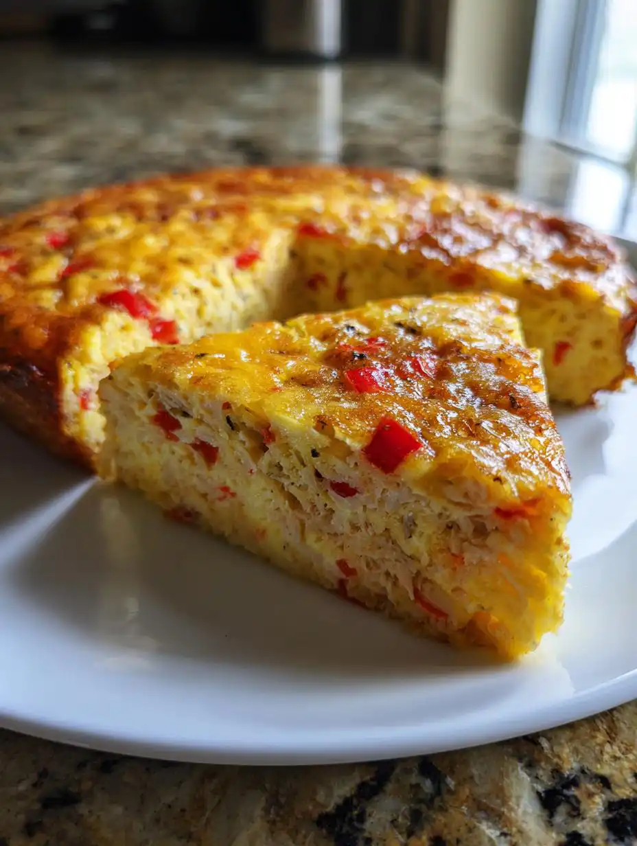 Crustless Tuna Quiche - detail 2
