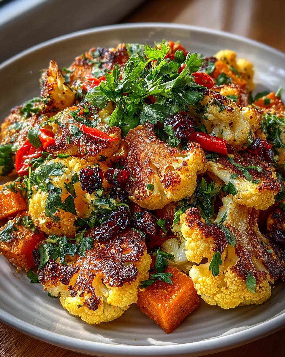 Curry Roasted Cauliflower Sweet Potato Salad - detail 1