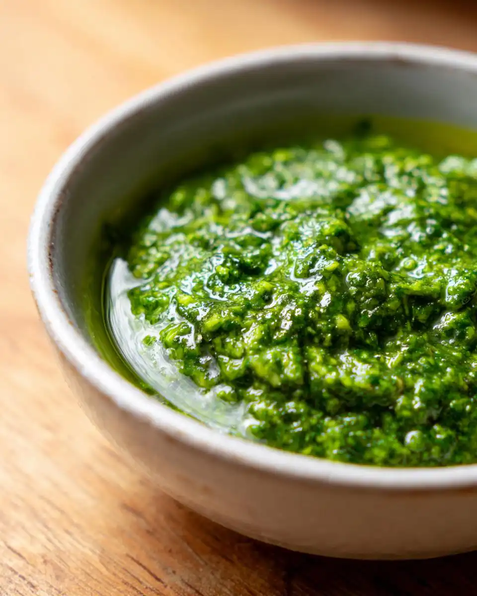 Easy Basil Pesto Without Pine Nuts - detail 1