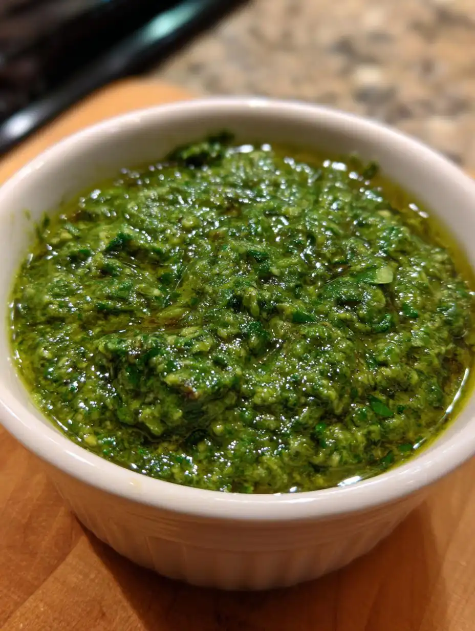 Easy Basil Pesto Without Pine Nuts - detail 2