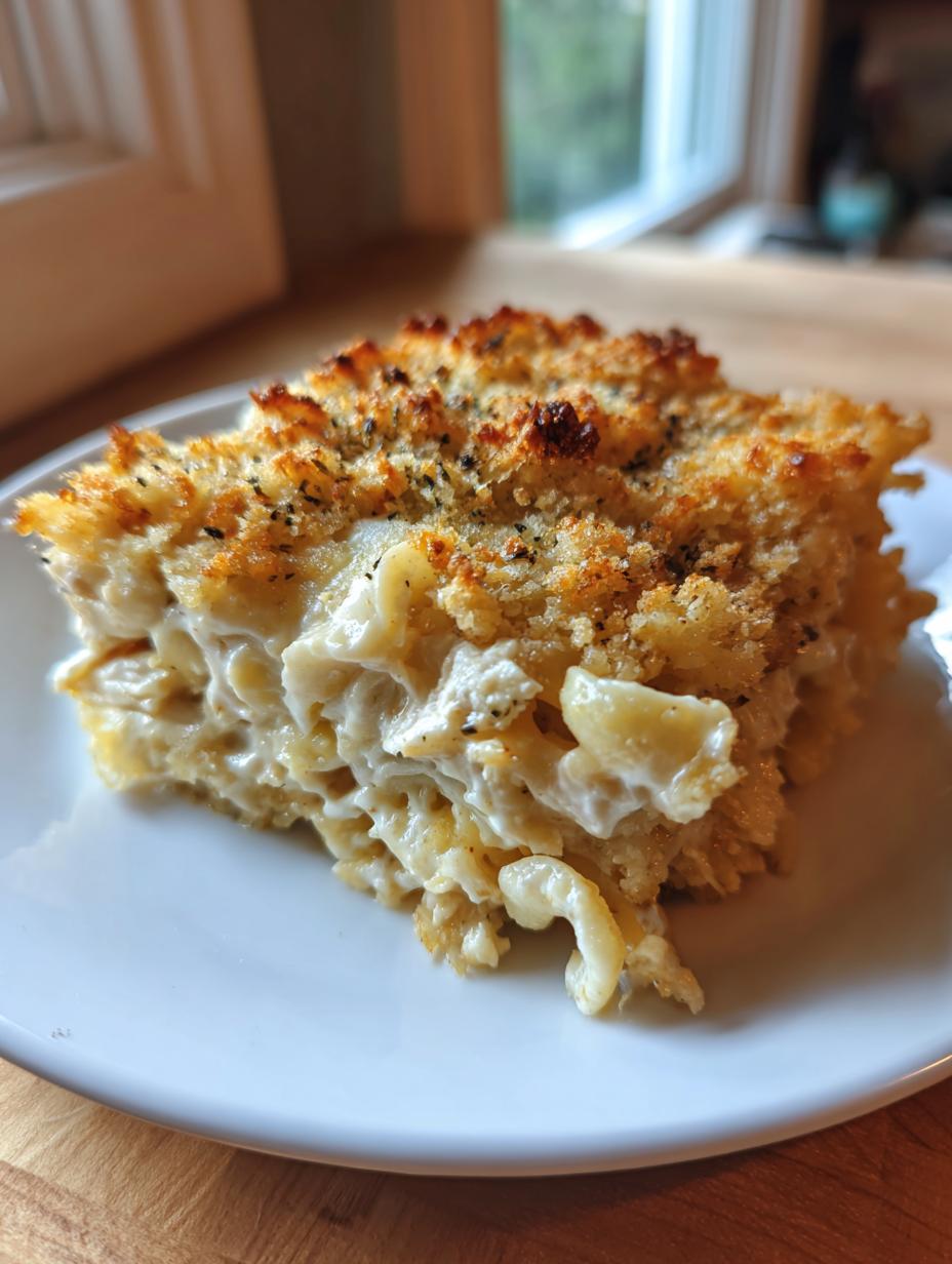 Easy Chicken Noodle Casserole Family Dinner - detail 2