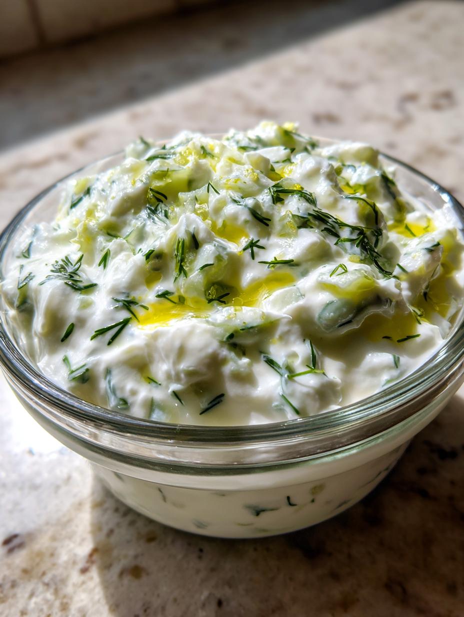 Easy Homemade Tzatziki Sauce with Greek Yogurt - detail 2