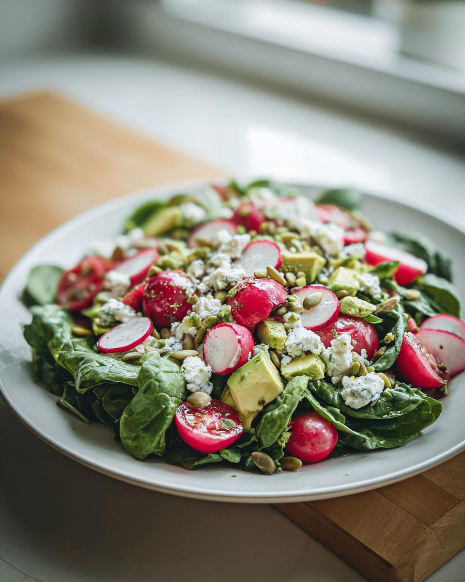 Everything Spring Farmers Market Salad - detail 1