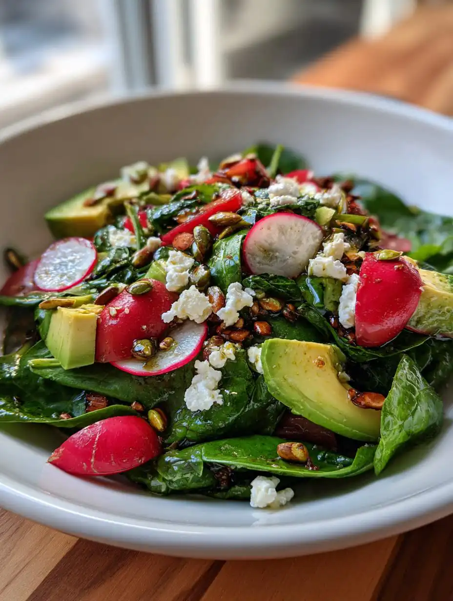 Everything Spring Farmers Market Salad - detail 2