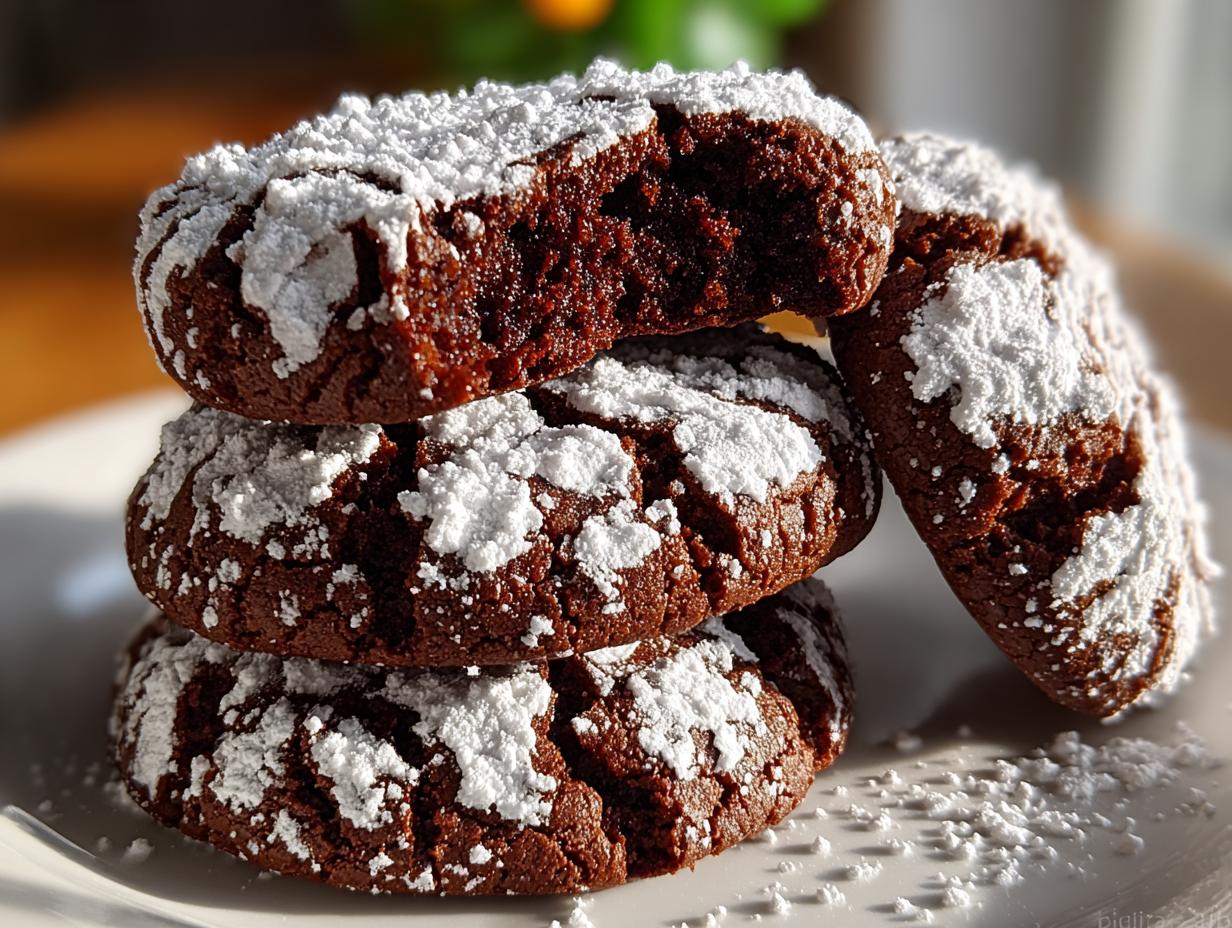 Shocking 12 Fudgy Chocolate Crinkle Cookies Gluten Free