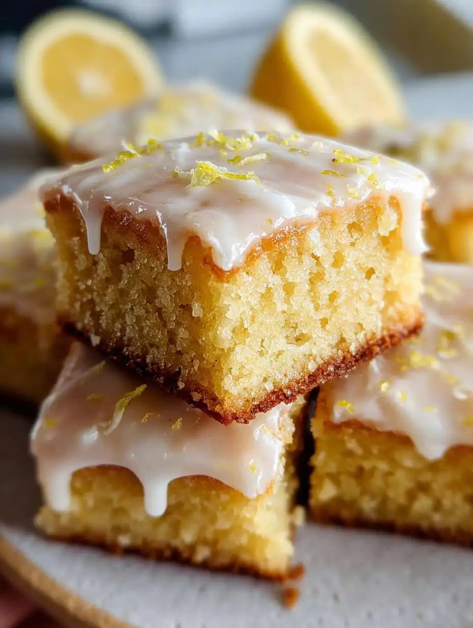 Fudgy Gluten Free Lemon Brownies - detail 2