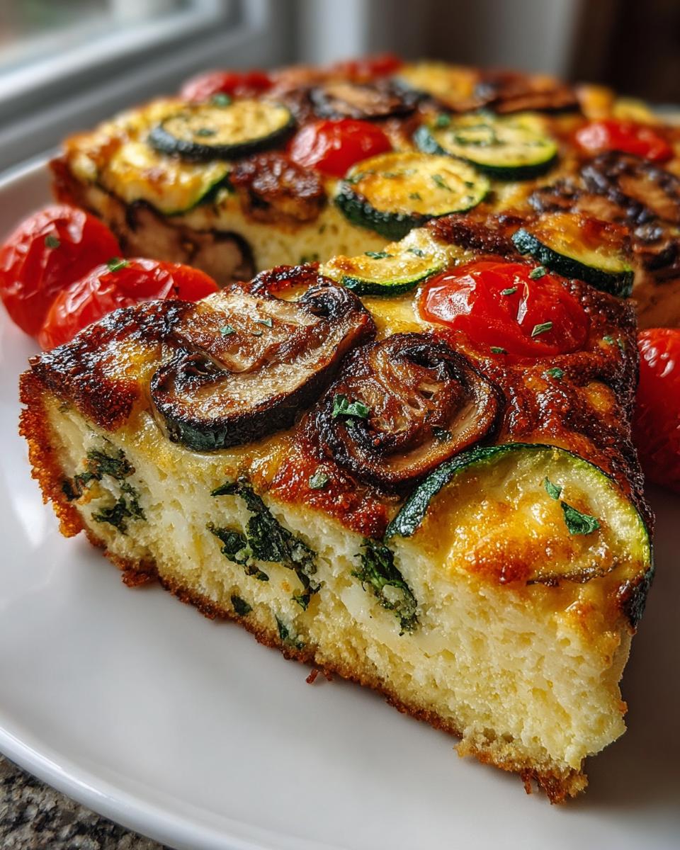 Garden Crustless Zucchini Pie - detail 1