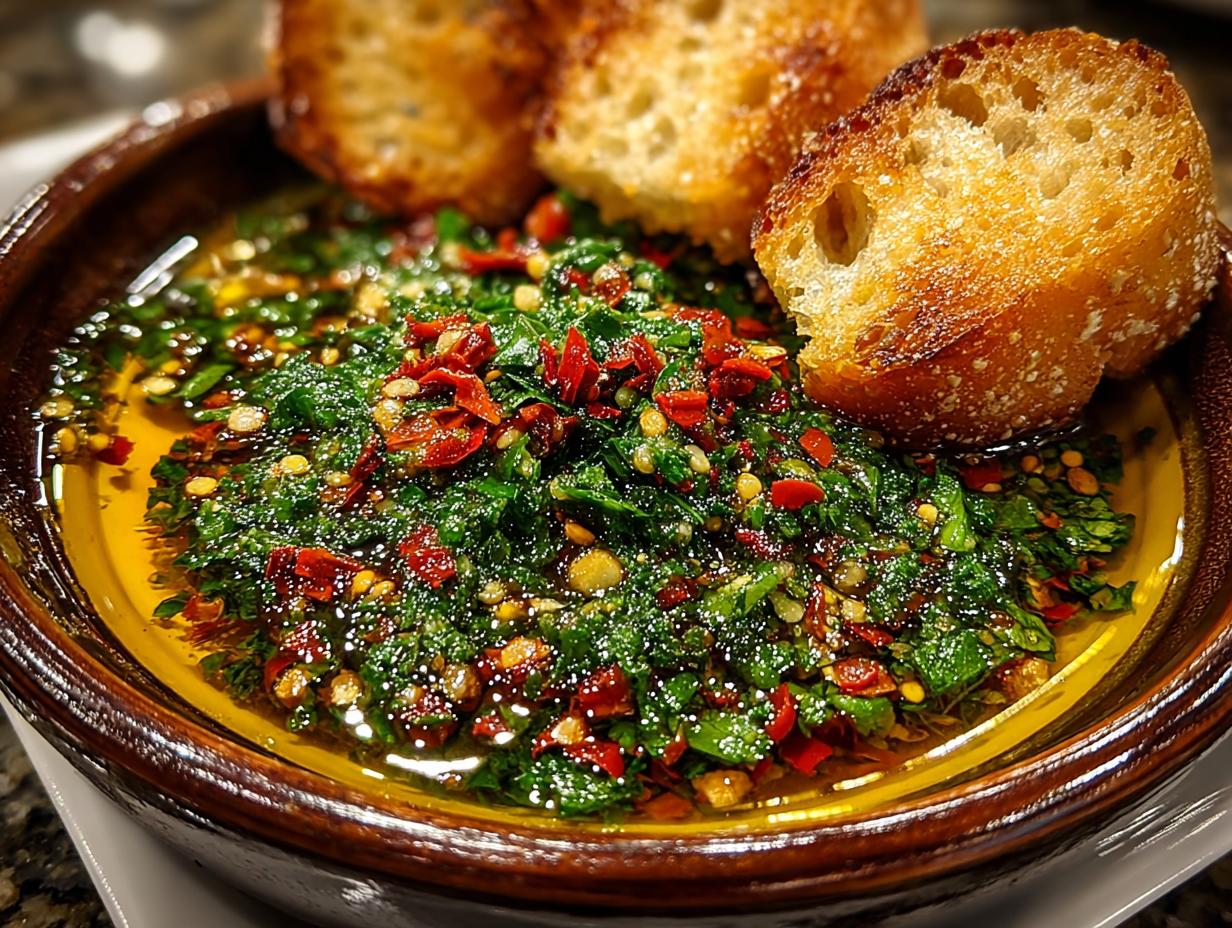 5 Minute Garlic Olive Oil Dip for Bread Bliss