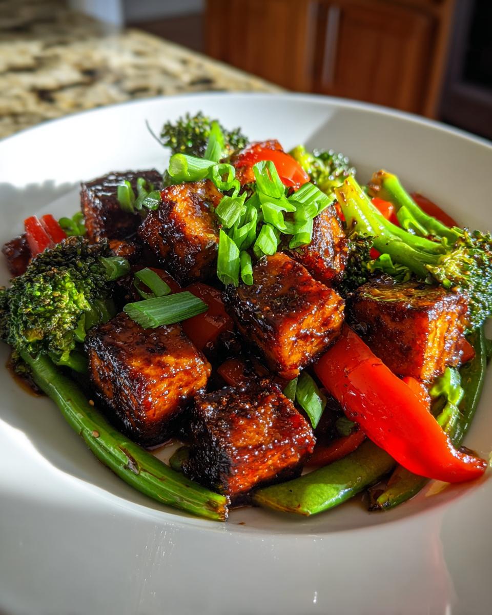 Ginger Soy Glazed Tofu Stir Fry - detail 1