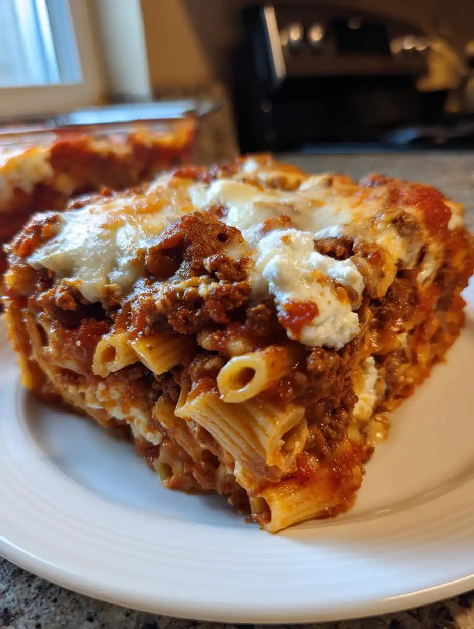 Ground Beef Penne Pasta Bake Easy Family Dinner - detail 2