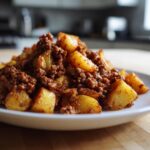 Ground Beef and Potatoes Easy One Pan Dinner