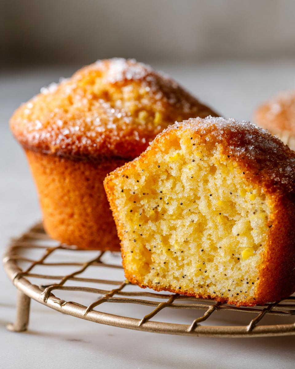 Healthy Almond Flour Lemon Poppy Seed Muffins - detail 1