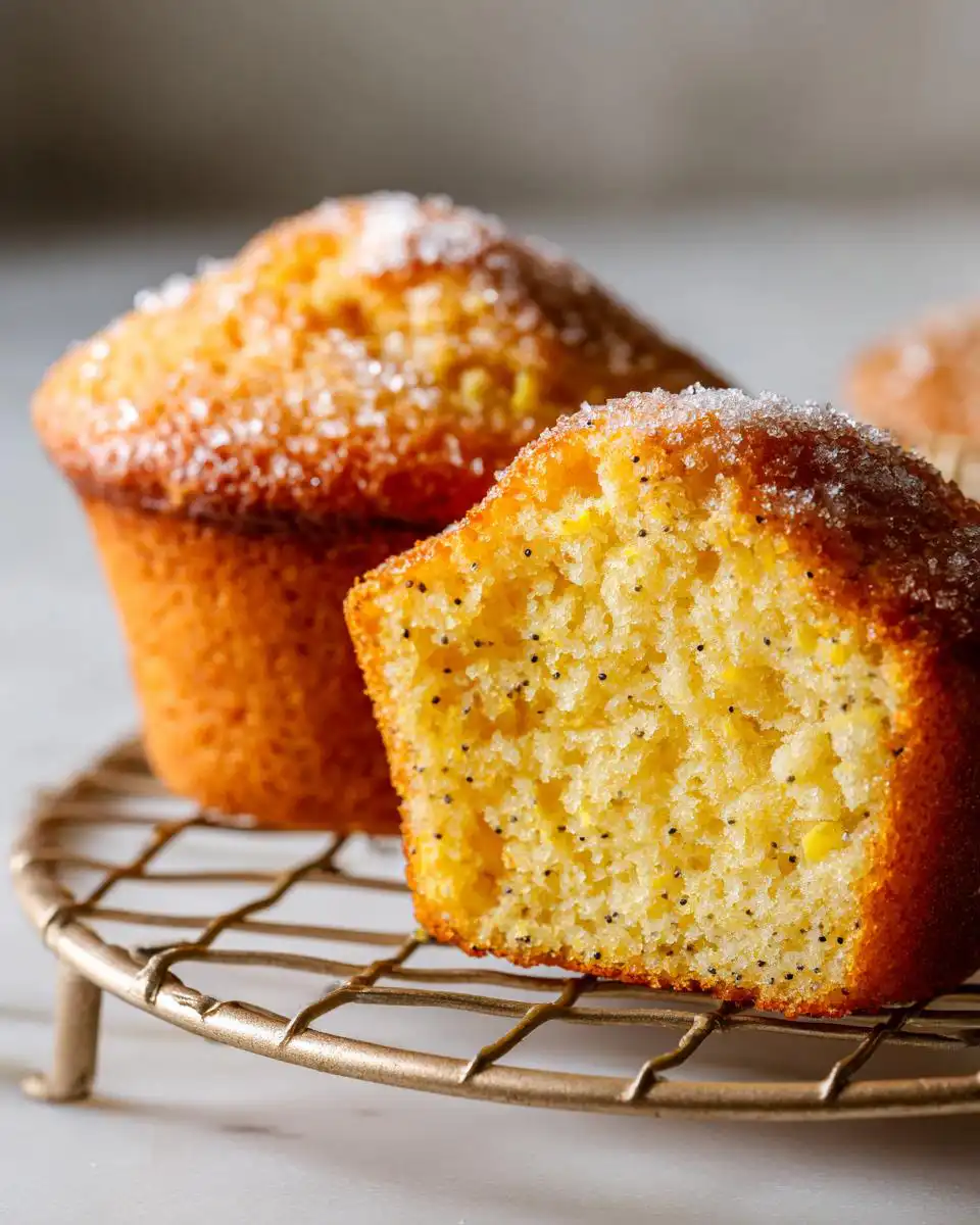 Healthy Almond Flour Lemon Poppy Seed Muffins - detail 1