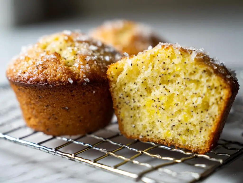 Healthy Almond Flour Lemon Poppy Seed Muffins