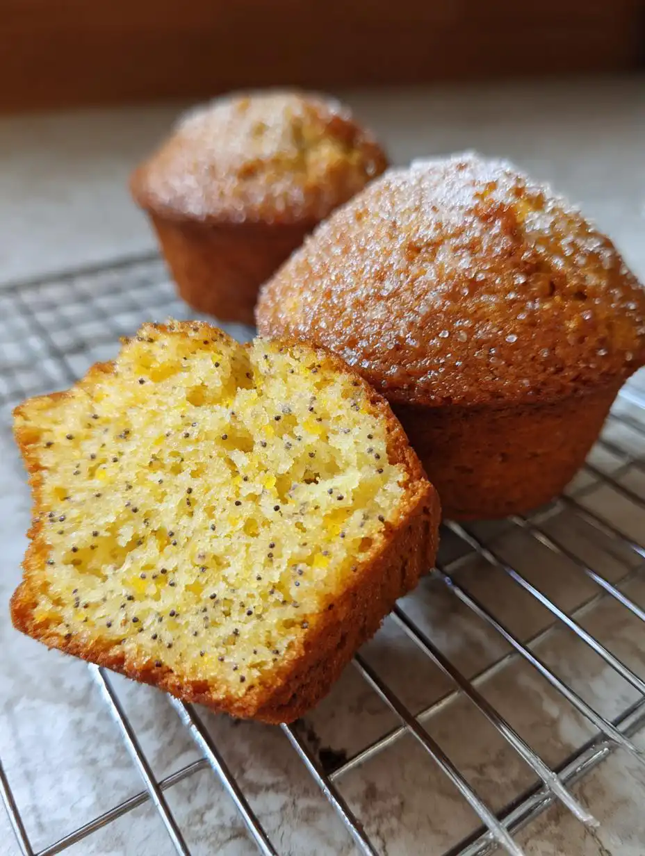 Healthy Almond Flour Lemon Poppy Seed Muffins - detail 2