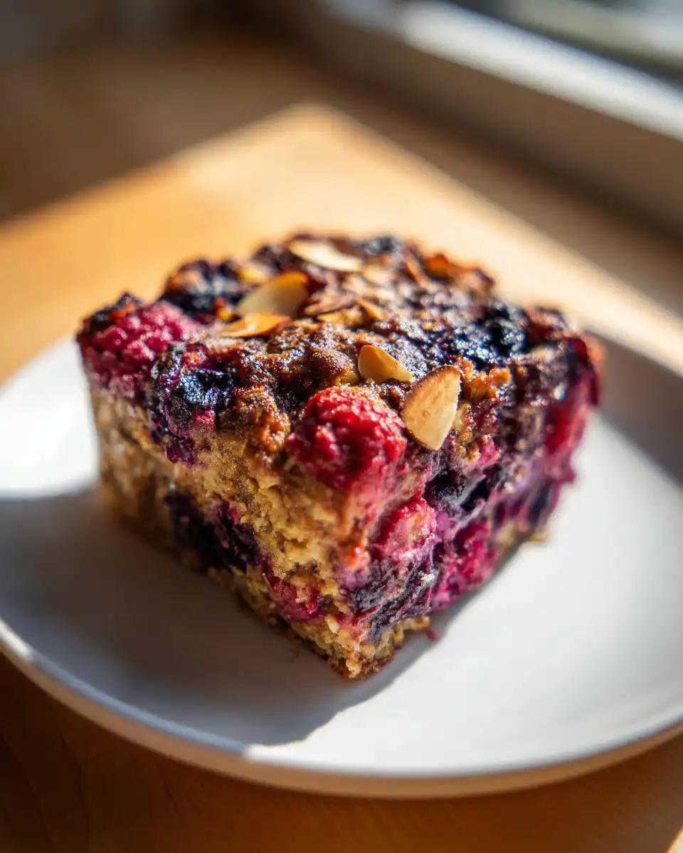 Healthy Baked Oatmeal - detail 1