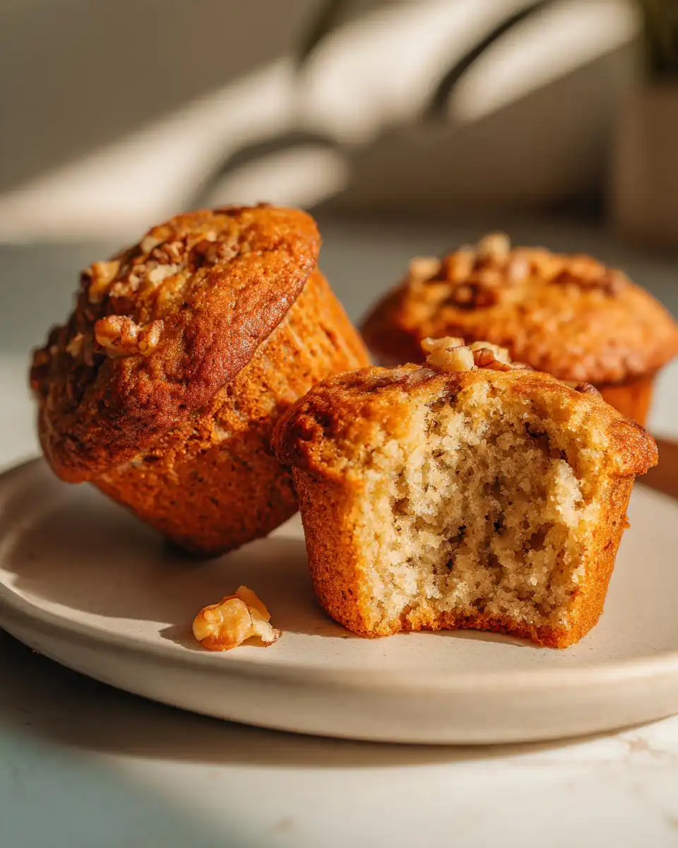 Healthy Banana Tahini Protein Muffins - detail 1