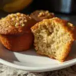 Healthy Banana Tahini Protein Muffins