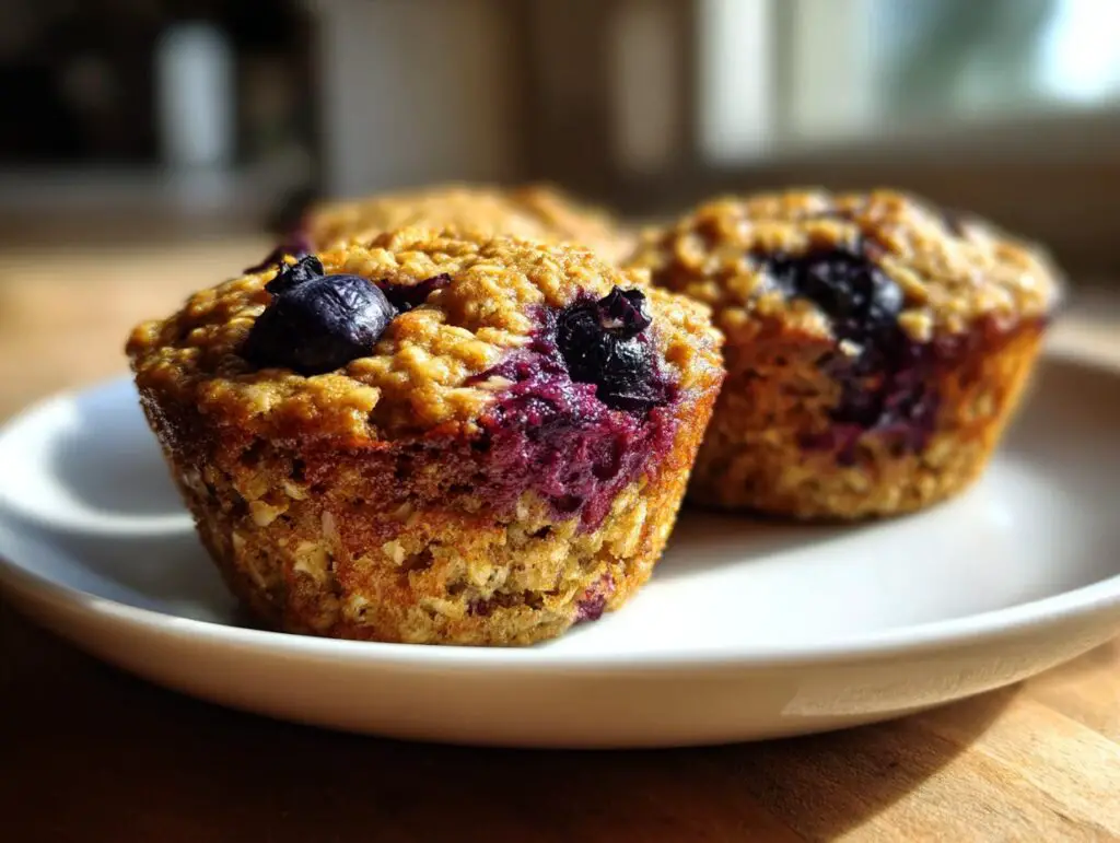 Healthy Blueberry Baked Oatmeal Cups Easy Meal Prep Breakfast