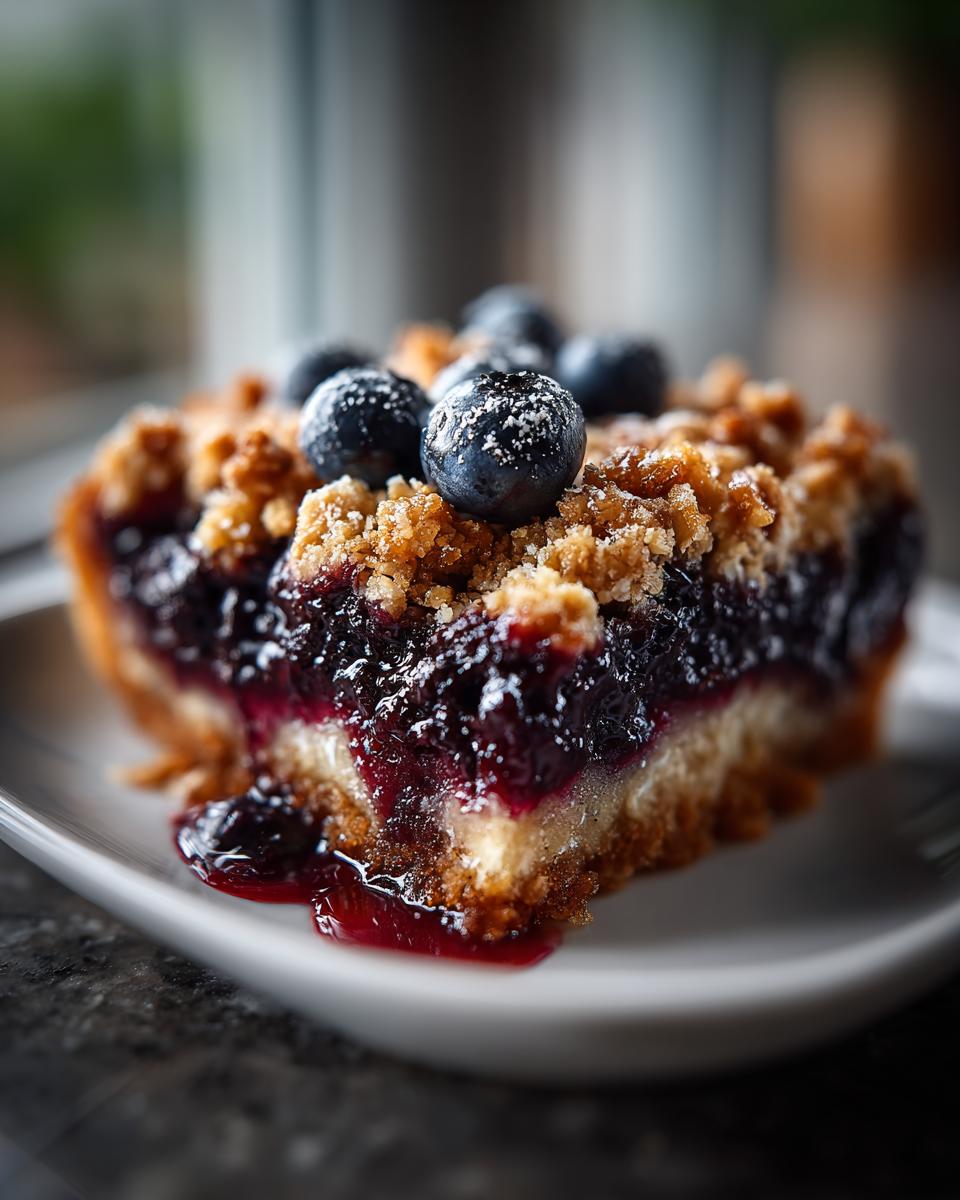 Healthy Blueberry Cobbler Easy Oat Topping - detail 1