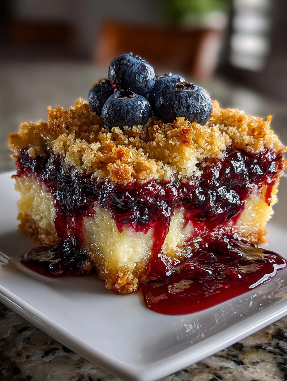 Healthy Blueberry Cobbler Easy Oat Topping - detail 2