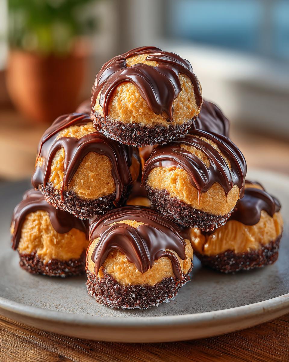 Healthy Buckeyes Recipe Easy No Bake Treat - detail 1