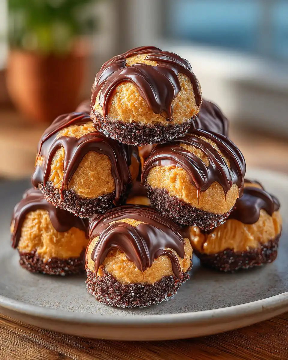 Healthy Buckeyes Recipe Easy No Bake Treat - detail 1