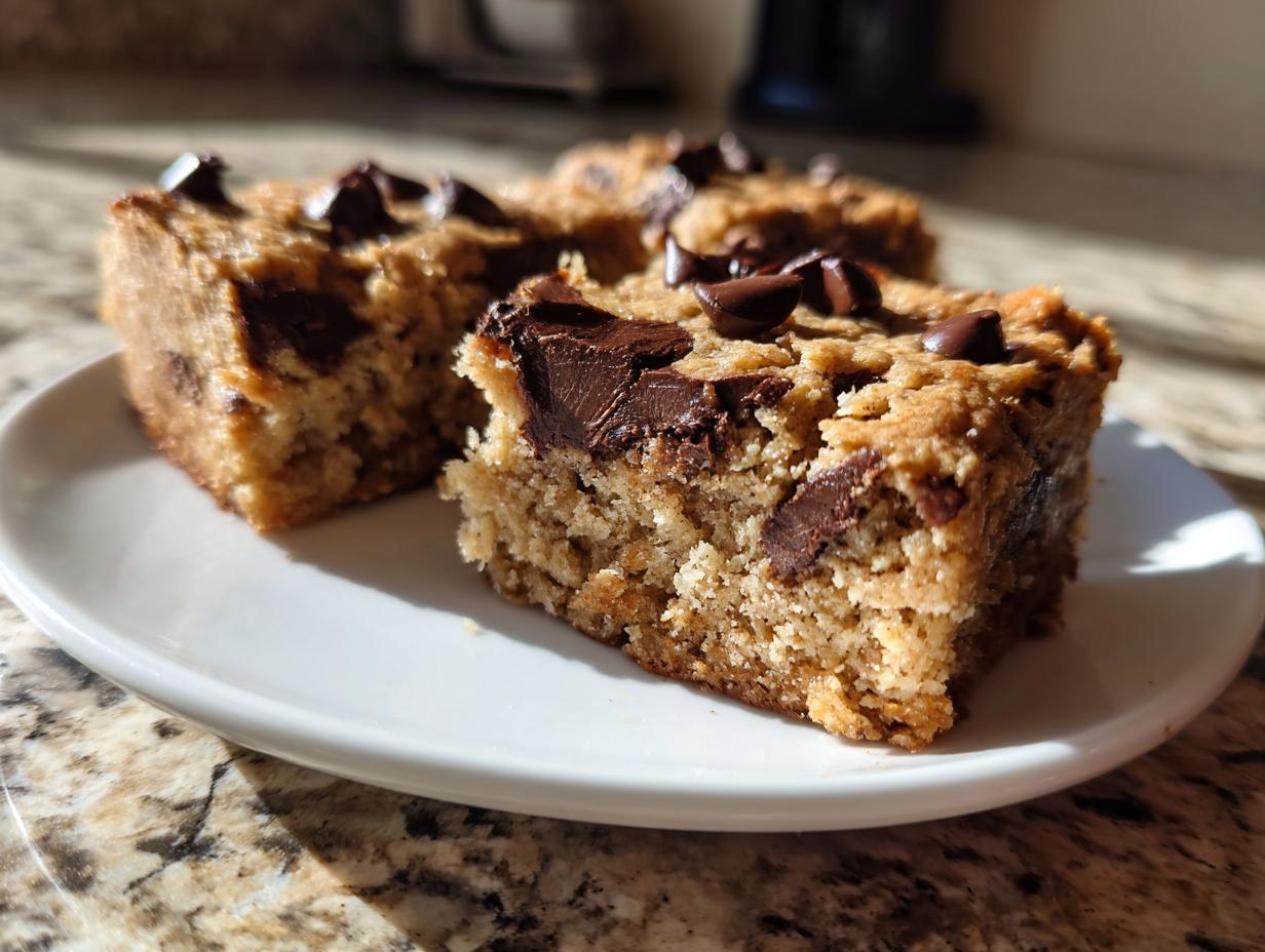 Amazing 9 Healthy Chocolate Chip Chickpea Blondies