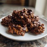 Healthy Dark Chocolate Peanut Butter Protein Granola