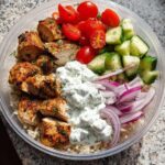 Healthy Greek Chicken Meal Prep Bowl (High-Protein)