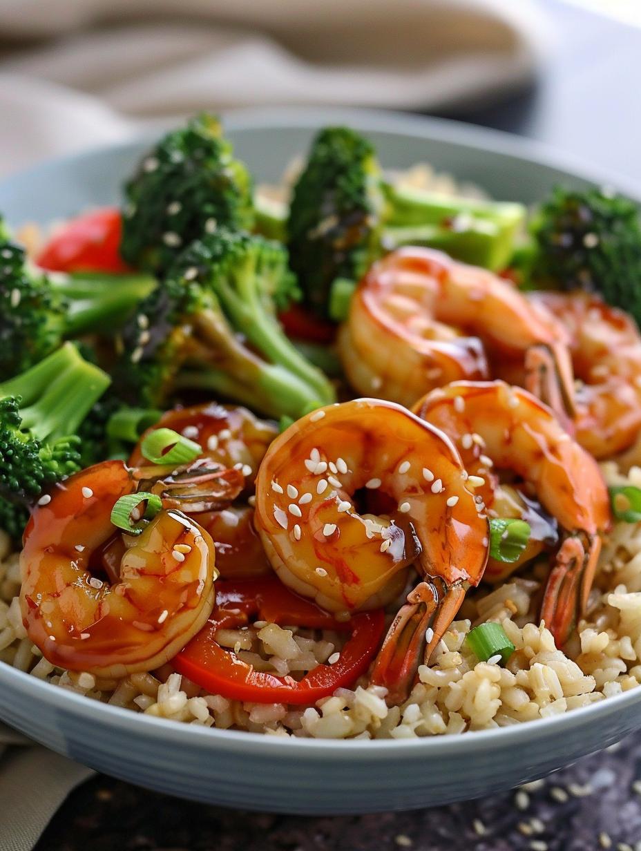 Healthy Honey Garlic Shrimp (High-Protein & Low-Cal) - detail 2