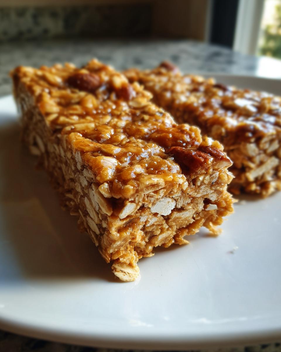 Healthy Honey Oat Protein Breakfast Bars - detail 1