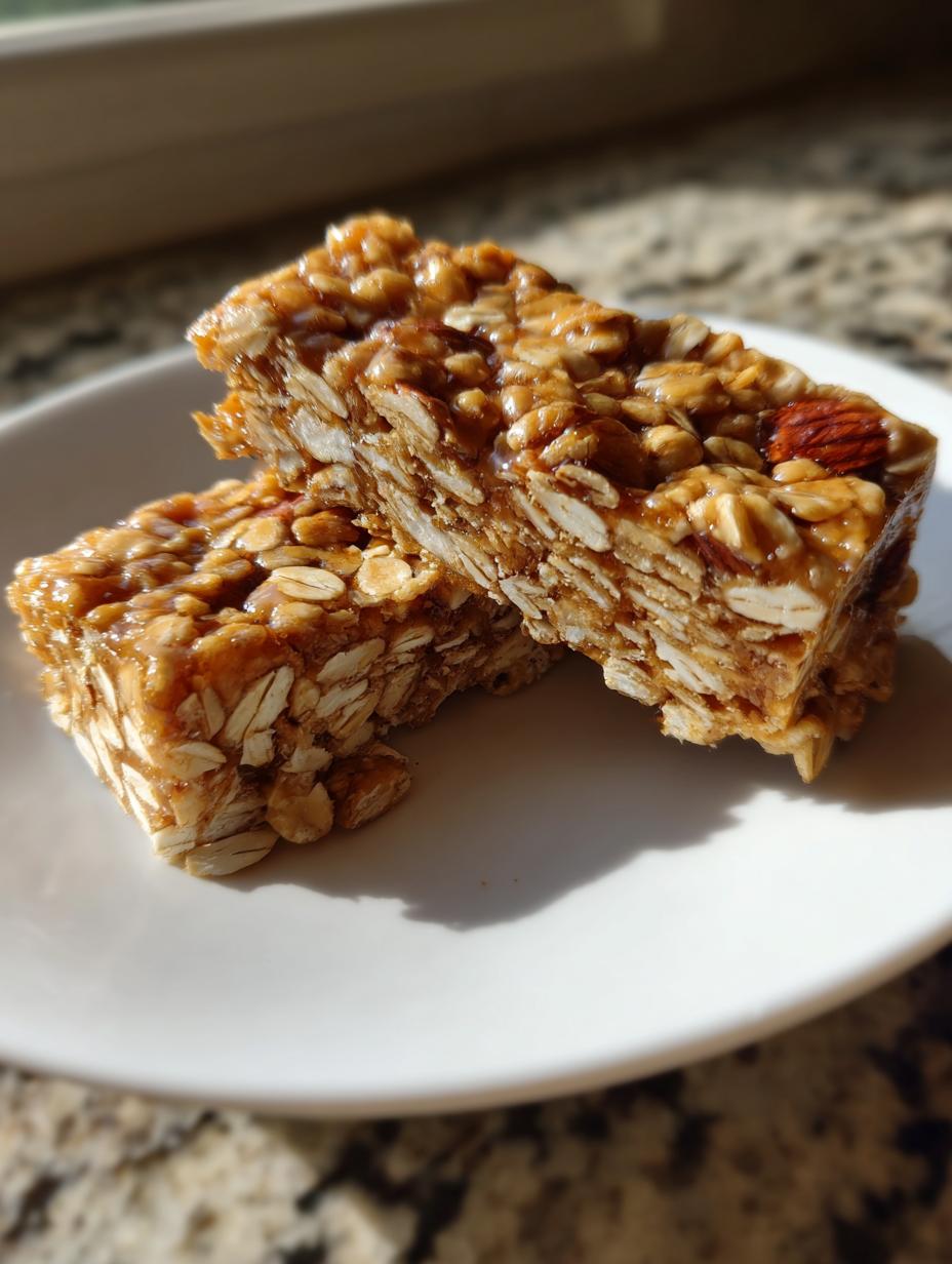 Healthy Honey Oat Protein Breakfast Bars - detail 2